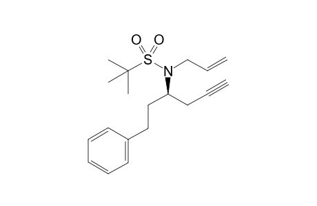 (3R)-N-(tert-Butanesulfonyl)-N-(2-propenyl)-1-phenylhex-5-yn-3-amine