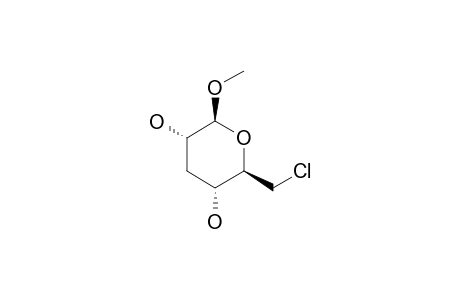 METHYL-6-CHLORO-3,6-DIDEOXY-BETA-D-RIBO-HEXOPYRANOSIDE