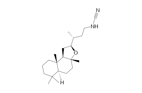 (12S)-8.alpha.,12-epoxylabdan-15-ylcyanamide