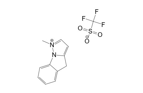 1-Methyl-4H-pyrazolo[1,5-a]indolium trifluoromethanesulfonate