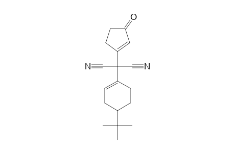 Malononitrile, 1-(4-t-butyl-1-cyclohexen-1-yl)-1-(1-cyclopenten-3-on-1-yl)-