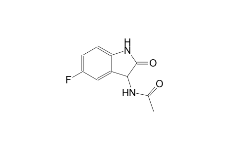 N-(5-fluoro-2-oxo-2,3-dihydro-1H-indol-3-yl)acetamide