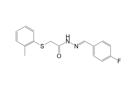 N'-[(E)-(4-Fluorophenyl)methylidene]-2-[(2-methylphenyl)sulfanyl]acetohydrazide