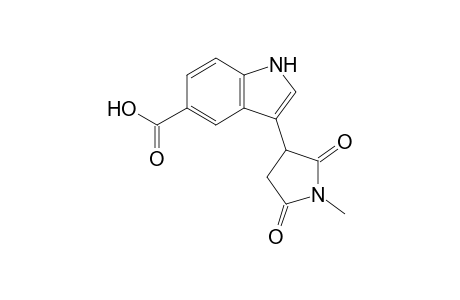 N-Methyl-3-(5-carboxyindol-3-yl)succinimide