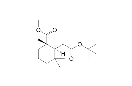 t-Butyl 1,3,3-trimethyl-1-(methoxycarbonyl)cyclohexan-2-acetate