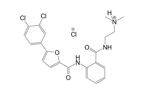 ethanaminium, 2-[[2-[[[5-(3,4-dichlorophenyl)-2-furanyl]carbonyl]amino]benzoyl]amino]-N,N-dimethyl-, chloride