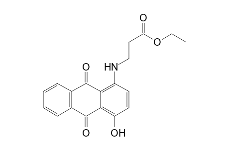1-(2-Ethoxycarbonylethylamino) 4-hydroxy anthraquinone