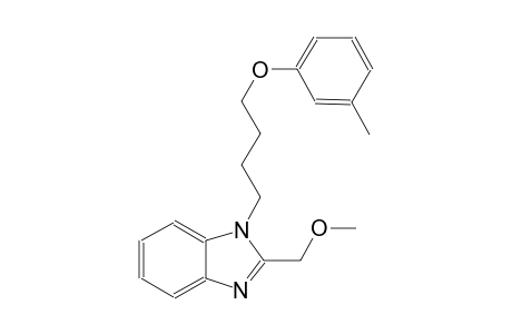 1H-benzimidazole, 2-(methoxymethyl)-1-[4-(3-methylphenoxy)butyl]-