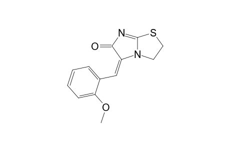 (5E)-5-o-anisylidene-2,3-dihydroimidazo[2,1-b]thiazol-6-one