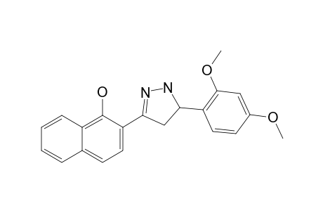 2-[5-(2,4-DIMETHOXYPHENYL)-PYRAZOLIN-3-YL]-NAPHTHALEN-1-OL