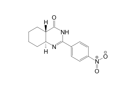 trans-(4aS,8aS)-2-(4-nitrophenyl)-4a,5,6,7,8,8a-hexahydro-3H-quinazolin-4-one