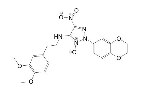 2-(2,3-dihydro-1,4-benzodioxin-6-yl)-N-[2-(3,4-dimethoxyphenyl)ethyl]-5-nitro-2H-1,2,3-triazol-4-amine 3-oxide