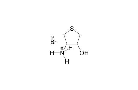 3-thiophenaminium, tetrahydro-4-hydroxy-, bromide, (3S,4R)-