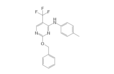 2-benzyloxy-4-(4-methylphenylamino)-5-(trifluoromethyl)pyrimidine