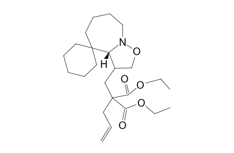 (7S)-8-Aza-15-[1'-(2',2'-diethoxycarbonylpent-4'-enyl)]isoxazolo[2,3-g]spiro[5.6]dodecane