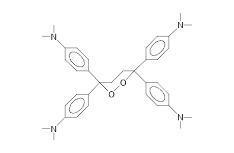 3,3,6,6-Tetrakis(4-dimethylamino-phenyl)-1,2-dioxane