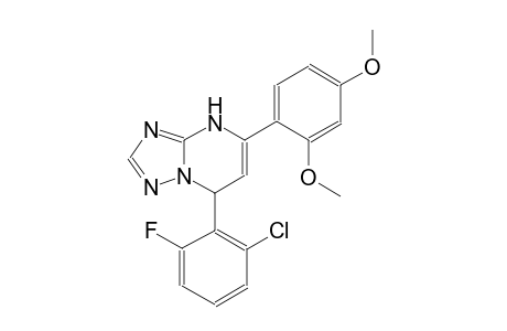 7-(2-chloro-6-fluorophenyl)-5-(2,4-dimethoxyphenyl)-4,7-dihydro[1,2,4]triazolo[1,5-a]pyrimidine