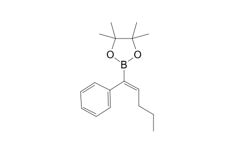 (Z)-4,4,5,5-tetramethyl-2-(1-phenylpent-1-en-1-yl)-1,3,2-dioxaborolane