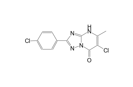 6-chloro-2-(4-chlorophenyl)-5-methyl[1,2,4]triazolo[1,5-a]pyrimidin-7(4H)-one