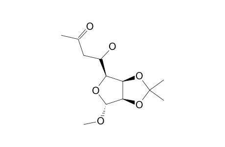 METHYL-6,8-DIDEOXY-2,3-O-ISOPROPYLIDENE-ALPHA-D-MANNO-OCTOFURANOSID-7-ULOSE