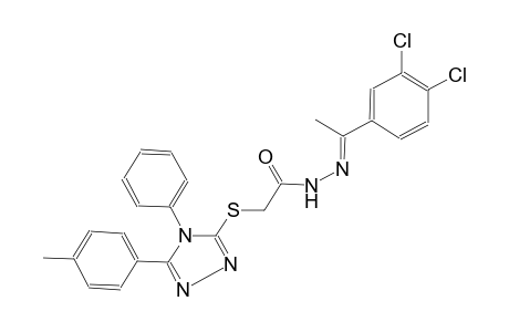 acetic acid, [[5-(4-methylphenyl)-4-phenyl-4H-1,2,4-triazol-3-yl]thio]-, 2-[(E)-1-(3,4-dichlorophenyl)ethylidene]hydrazide