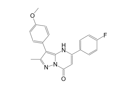 pyrazolo[1,5-a]pyrimidin-7(4H)-one, 5-(4-fluorophenyl)-3-(4-methoxyphenyl)-2-methyl-