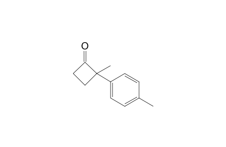 2-methyl-2-(4-methylphenyl)-1-cyclobutanone