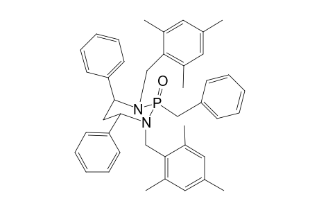 2-Benzyl-1,3-bis-[(2',4',6'-trimethylphenyl)methyl]-4,6-diphenyl-1,3,2-diazaphosphorinane - 2-oxide