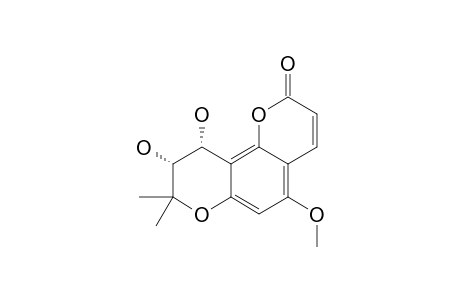 (+/-)-CIS-3',4'-DIHYDROXY-3',4'-DIHYDRO-5-METHOXYSESELIN