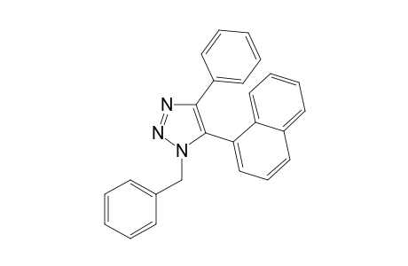 1-Benzyl-5-(naphthalen-1-yl)-4-phenyl-1H-1,2,3-triazole