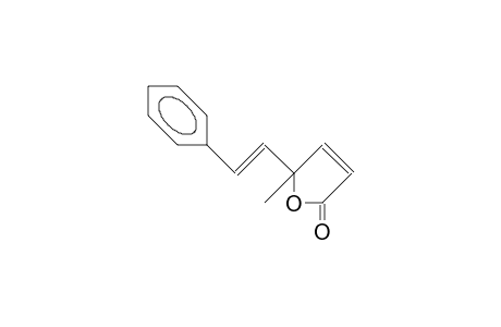 5-Methyl-5-styryl-furan-2(5H)-one