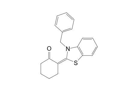 N-Benzyl-2-(2',3'-dihydro-1',3'-benzothiazole-2'-ylidene)-1-cyclohexanone
