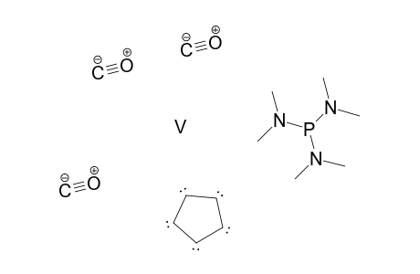 Vanadium, tricarbonyl(.eta.5-2,4-cyclopentadien-1-yl)(hexamethylphosphorous triamide-p)-