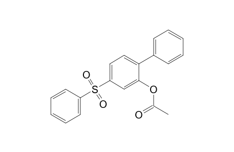 2-phenyl-5-(phenylsulfonyl)phenol, acetate