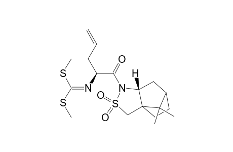 (2R)-N-{(2S)-2-{[bis(Methylthio) methylidene]amino}pent-4-en-1-oyl}-bornane-10,2-sultam