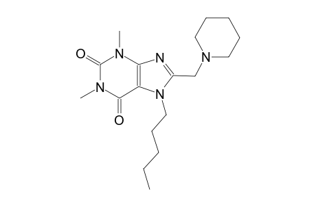 1,3-dimethyl-7-pentyl-8-(1-piperidinylmethyl)-3,7-dihydro-1H-purine-2,6-dione