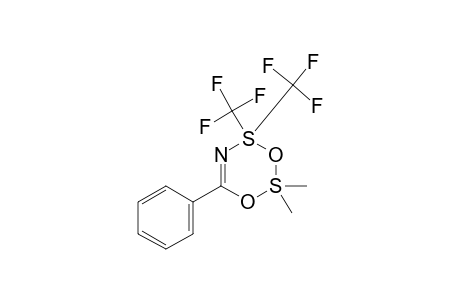 2,2-dimethyl-6-phenyl-4,4-bis(trifluoromethyl)-1,3,2,4,5-dioxadithiazine