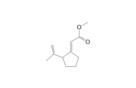 Acetic acid, (2-isopropenylcyclopentylidene)-, methyl ester