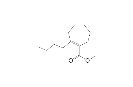 1-Cycloheptene-1-carboxylic acid, 2-butyl-, methyl ester
