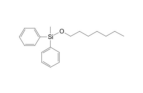 (Heptyloxy)(methyl)diphenylsilane