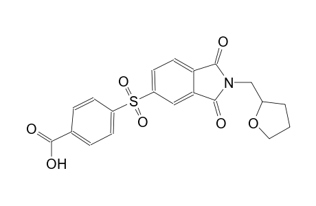 benzoic acid, 4-[[2,3-dihydro-1,3-dioxo-2-[(tetrahydro-2-furanyl)methyl]-1H-isoindol-5-yl]sulfonyl]-