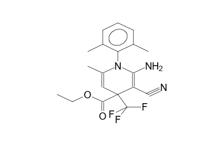 1-(2,6-DIMETHYLPHENYL)-2-AMINO-3-CYANO-4-TRIFLUOROMETHYL-4-ETHOXYCARBONYL-6-METHYL-1,4-DIHYDROPYRIDINE