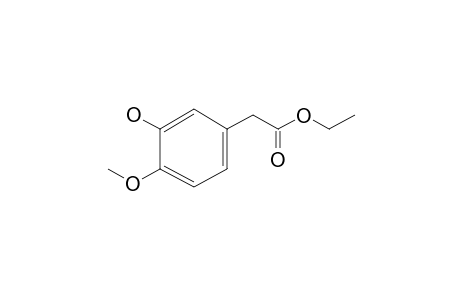 2-(3-hydroxy-4-methoxy-phenyl)acetic acid ethyl ester