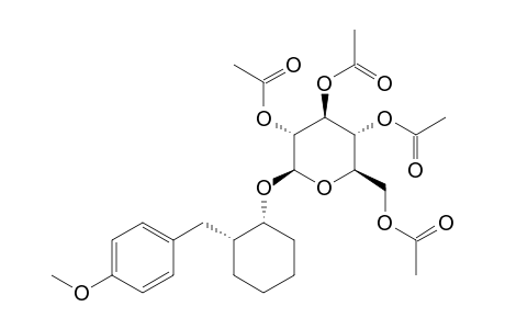 2-(4-METHOXYBENZYL)-CYCLOHEXYL-2',3',4',6'-TETRA-O-ACETYL-BETA-D-GLUCOPYRANOSIDE