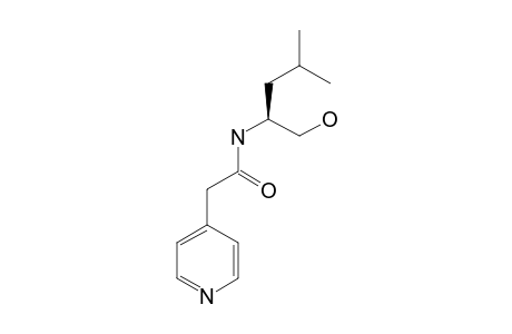 N-(1-(S)-HYDROXYMETHYL-3-METHYLBUTYL)-2-PYRIDIN-4-YL-ACETAMIDE