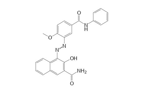 2-Naphthalenecarboxamide, 3-hydroxy-4-[[2-methoxy-5-[(phenylamino)carbonyl]phenyl]azo]-
