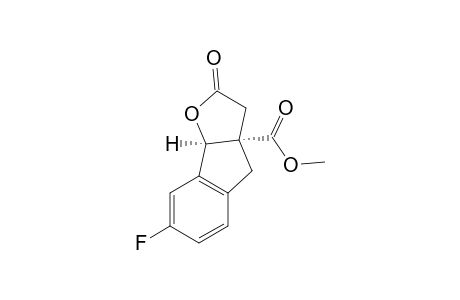 Methyl 7-fluoro-2-oxo-3,3a,4,8b-tetrahydro-2H-indeno[1,2-b]furan-3a-carboxylate