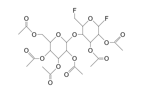 2,3-Di-O-acetyl-6-deoxy-6-fluoro-4-O-(2,3,4,6-tetra-O-acetyl-A-D-glucopyranosyl)-A-D-glucopyranosyl fluoride