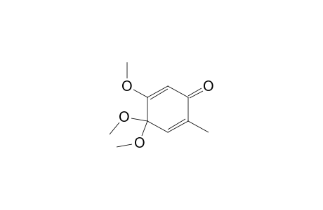 4,4,5-trimethoxy-2-methyl-1-cyclohexa-2,5-dienone
