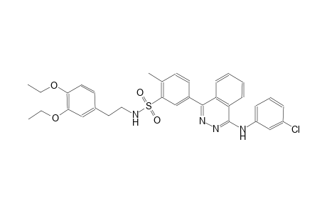 benzenesulfonamide, 5-[4-[(3-chlorophenyl)amino]-1-phthalazinyl]-N-[2-(3,4-diethoxyphenyl)ethyl]-2-methyl-